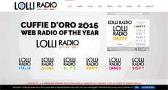 Desktop Screenshot of lolliradio.net